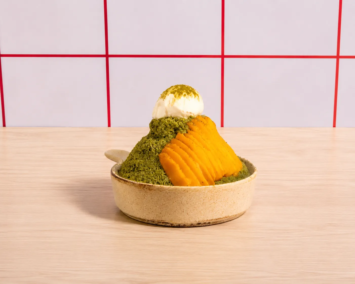 Mango Matcha Bingsu